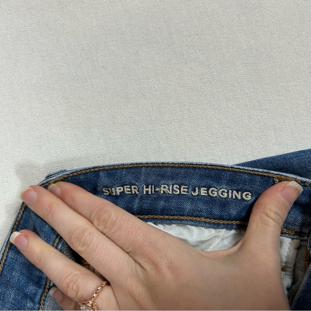 American Eagle Hi Rise Jegging Women’s 4 Short Next Level Stretch High Rise Jean - Picture 6 of 13